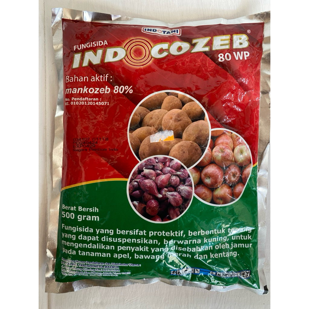 FUNGISIDA INDOCOZEB BAHAN AKTIF MANKOZEB80%
