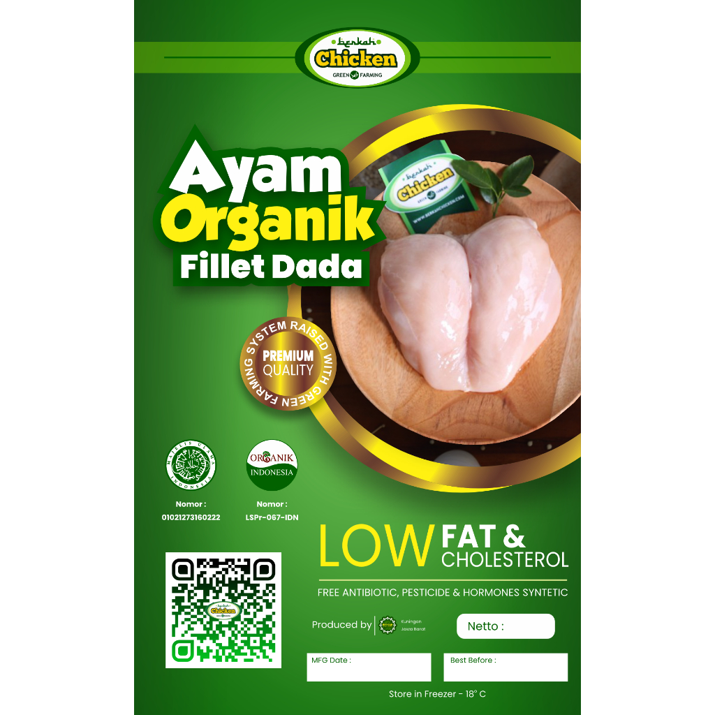 

Boneless Fillet Dada Frozen Daging - Berkah Chicken Ayam Probiotik Organik