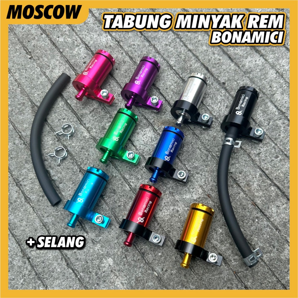 TABUNG MINYAK REM BONAMICI TABUNG MASTER REM ATAS BONAMICI VARIASI MOTOR TABUNG MINYAK REM + BREKET 