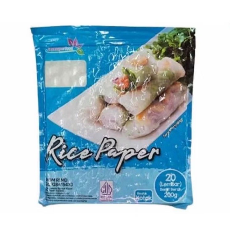 

Rice Paper Kotak 20 Lembar
