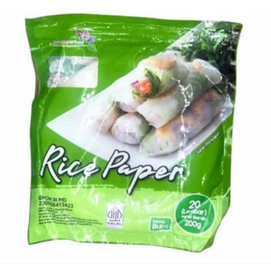 

Rice Paper Bulat 20 Lembar