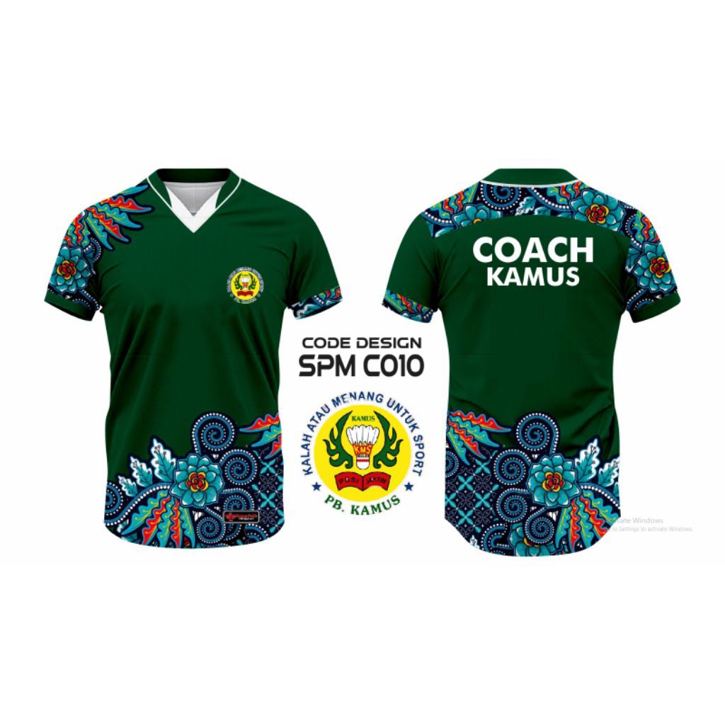 Kaos Jersey Full printing badminton Bulutangkis//PBSI//Free custom Design