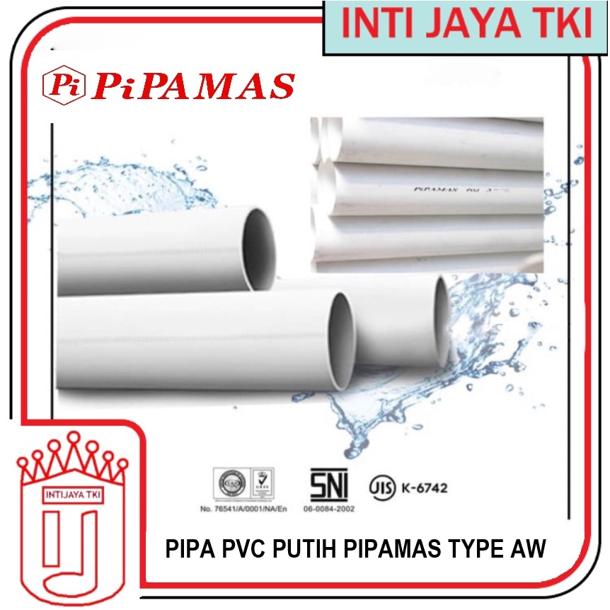 PIPA PVC PIPAMAS AW PUTIH 6 INCH