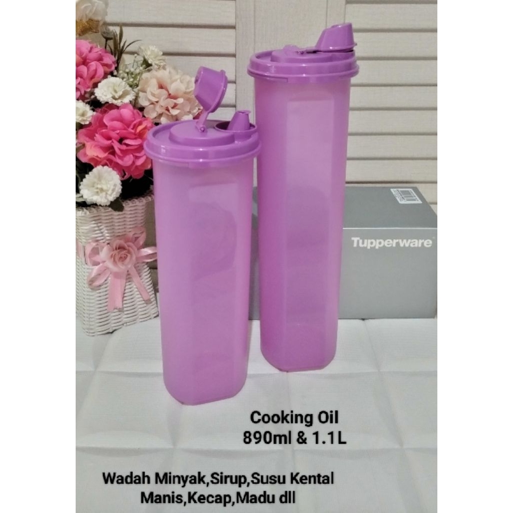 Cooking Oil/Ezy Pour/CCO/Tupperware pink/botol pink/cooking oil ungu/tupperware Pontianak/Tupperware