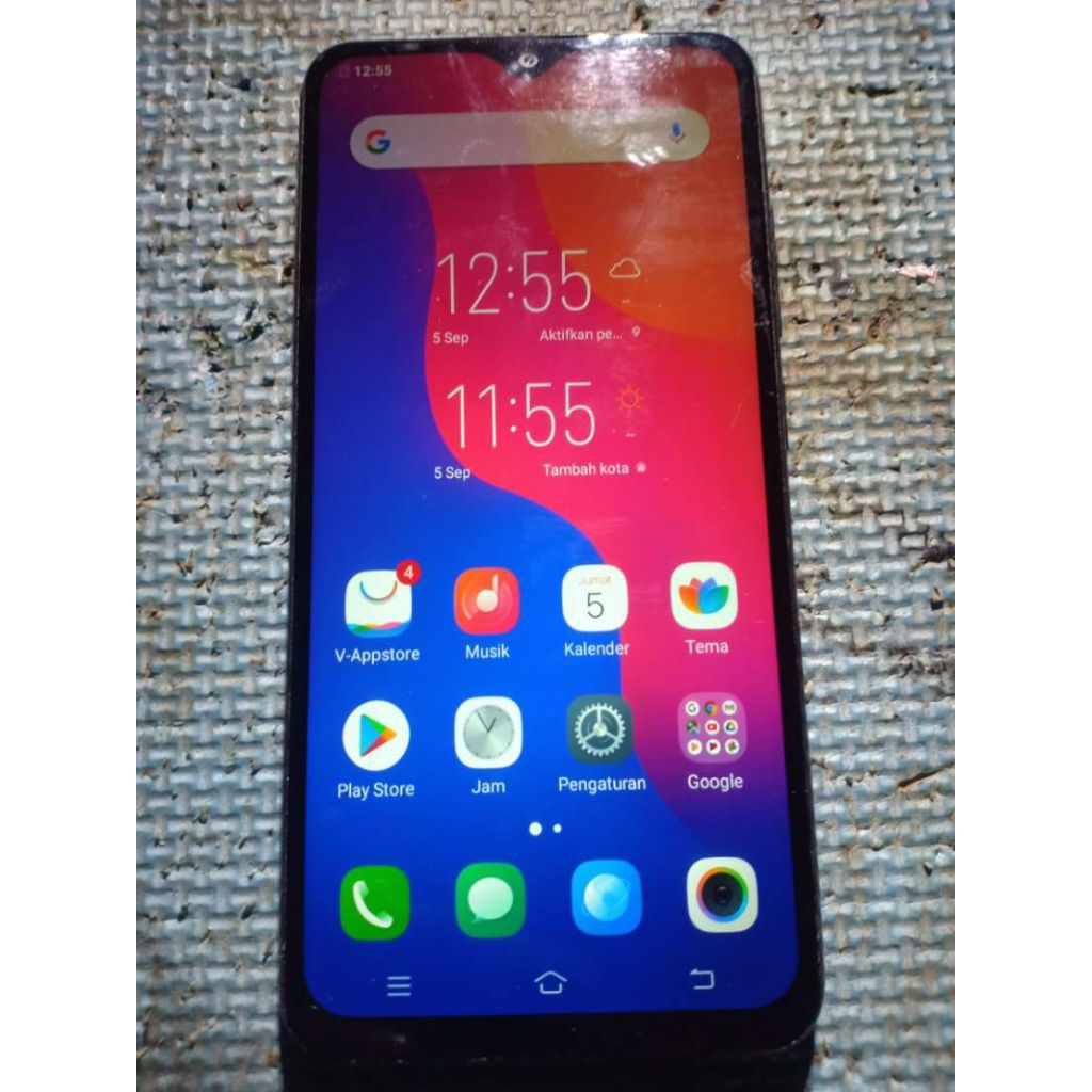 Hp android VIVO Y91C-ram 2gb-rom 32gb,lengkap-semua normal.ORIGINAL VIVO