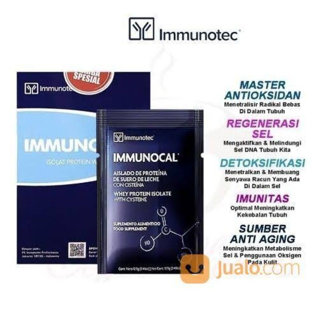 Immunocal Whey Protein Original Isi 10 Sachet 1 Box