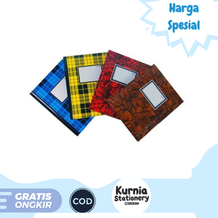 

Kiky Buku Tulis Oktavo A6 Hard Cover 100, 200 & 300 Lembar