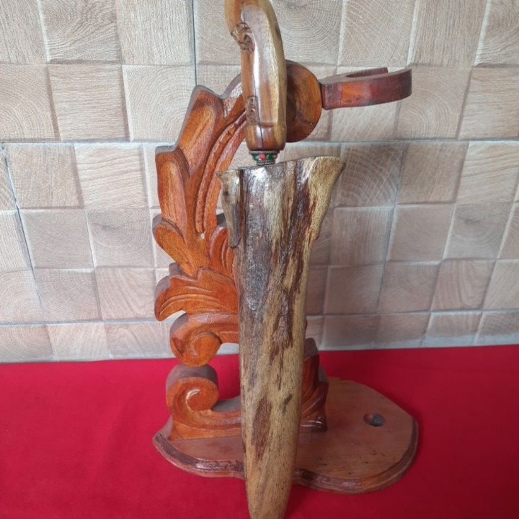 Keris Patrem Jimatan Nogo Kikik Sepuh,Pamor Melati Tumpuk