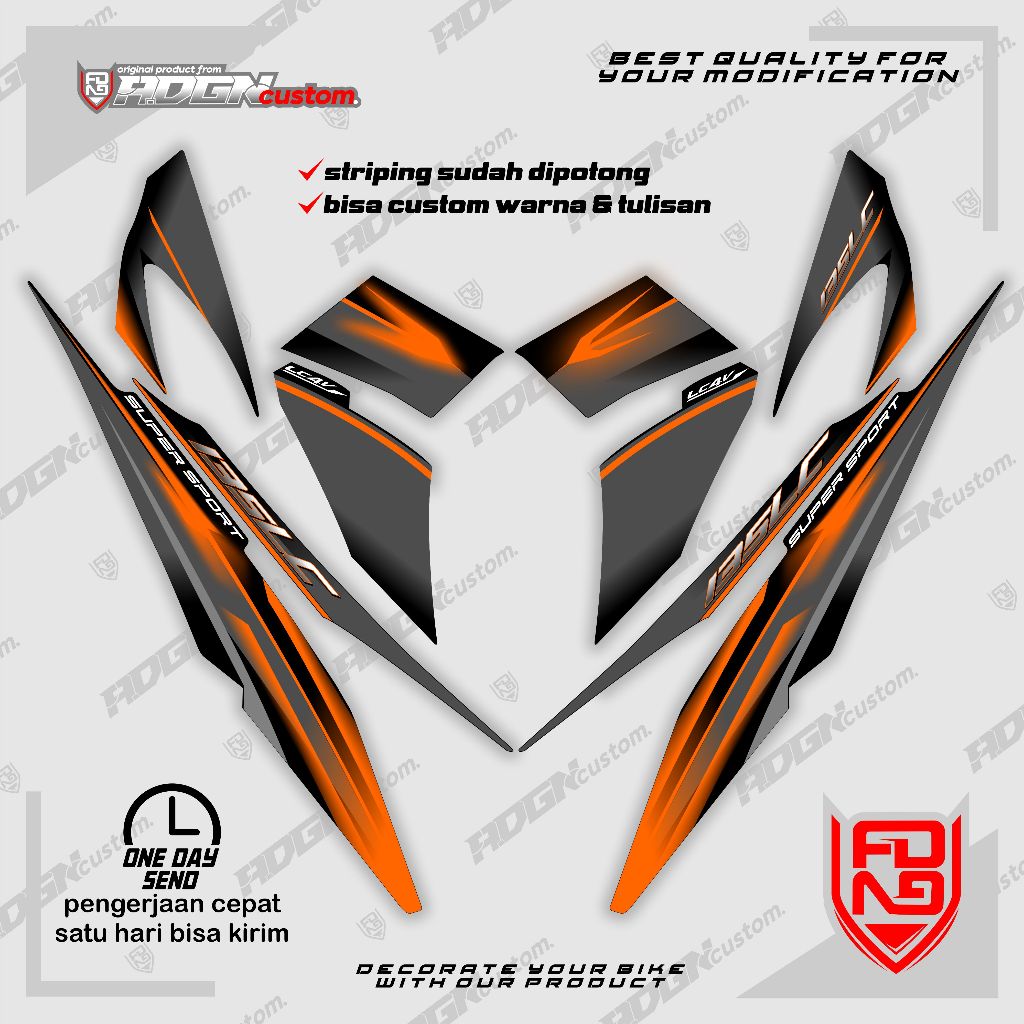 Striping Jupiter Mx old Custom Copy striping 135lc /  lc135 malaysia