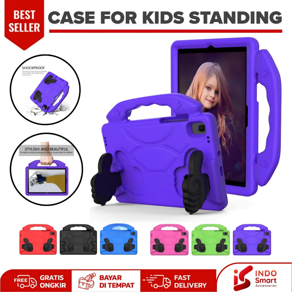 Case Ipad Gen 9 | Ipad Gen 9 | Ipad 8 | Ipad 7 | Case Tablet Standing Eva Kids Jempol Casing Softcas