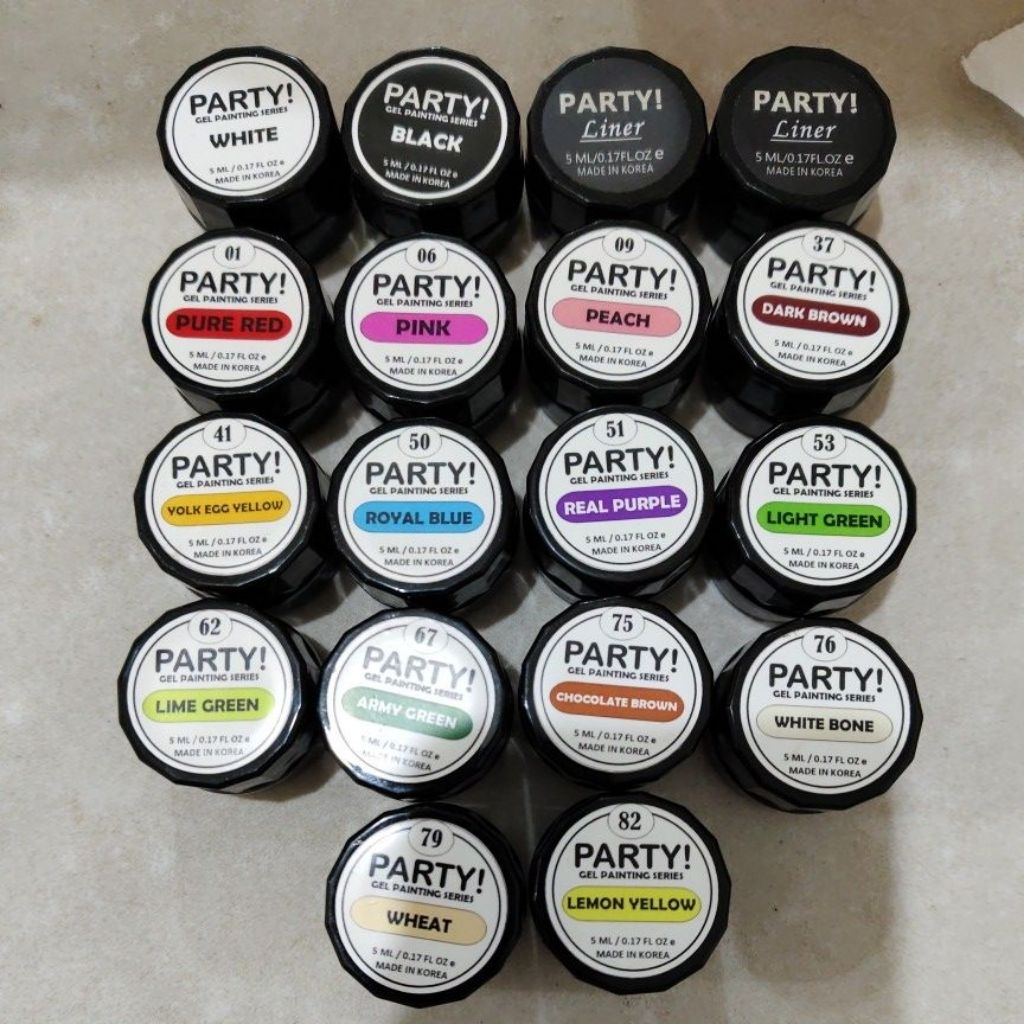 UV GEL PAINTING PARTY HALAL KUTEK GEL POT