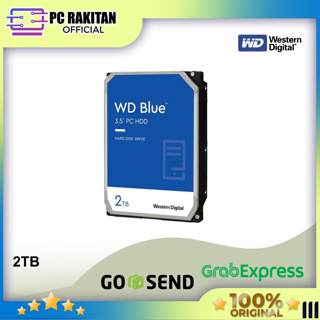 HDD WD BLUE 2TB 3.5 SPEED UP TO 7200 RPM