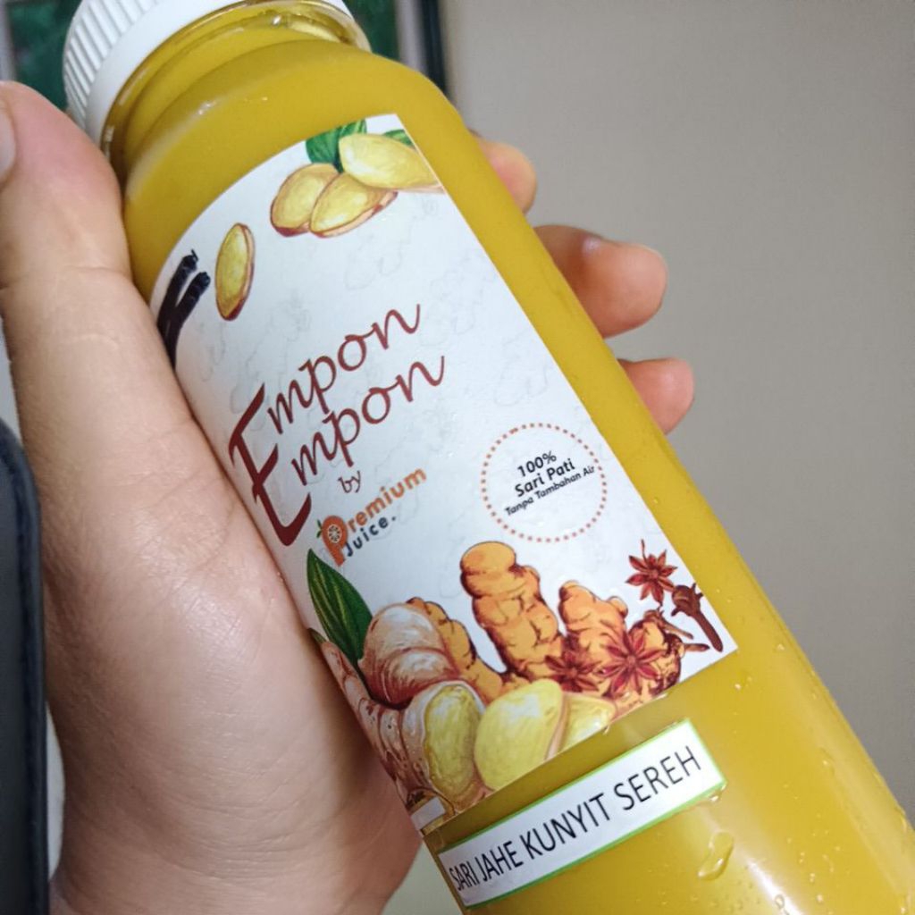 

sari jahe kunyit sereh segar-cold pressed juice jahe kunyit sereh segar-100%murni tanpa tambahan air