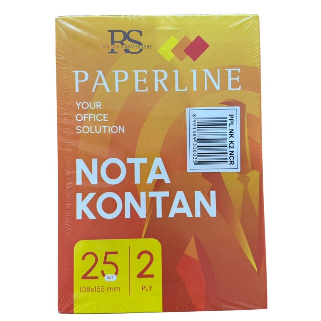 

Nota Bon Kontan 2 Rangkap K2 Ply Kecil Paperline 108x155 mm / Ender Bon