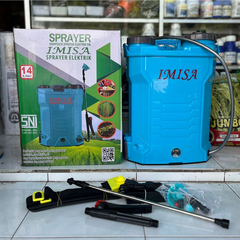 Sprayer IMISA Elektrik 14 Liter / Alat Semprot Hama Elektrik IMISA 14 Liter