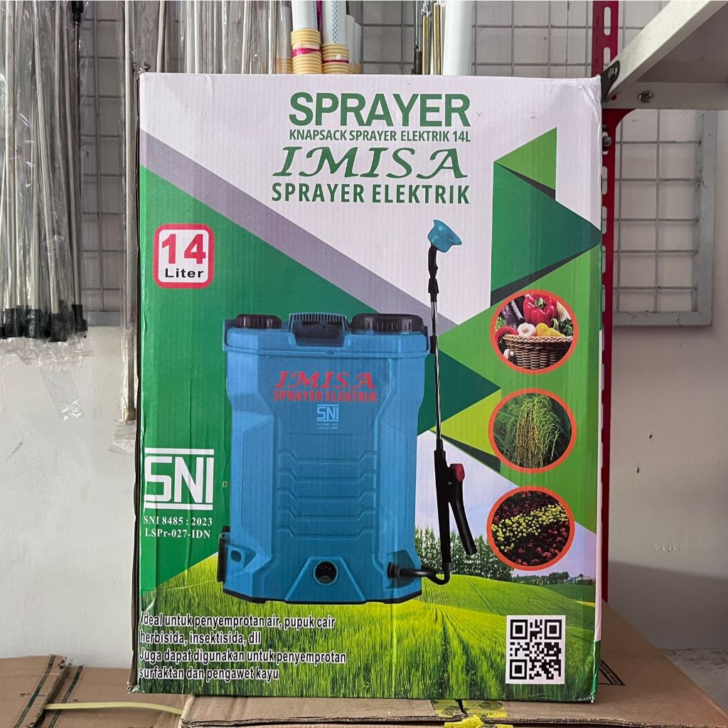 Sprayer IMISA Elektrik 14 Liter / Alat Semprot Hama Elektrik IMISA 14 Liter