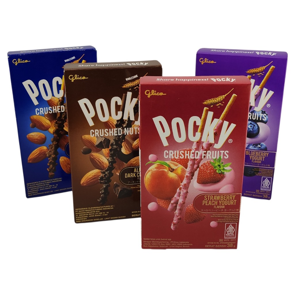 

Glico Pocky Crushed Nuts , Crushed Fruit - Netto 38gr