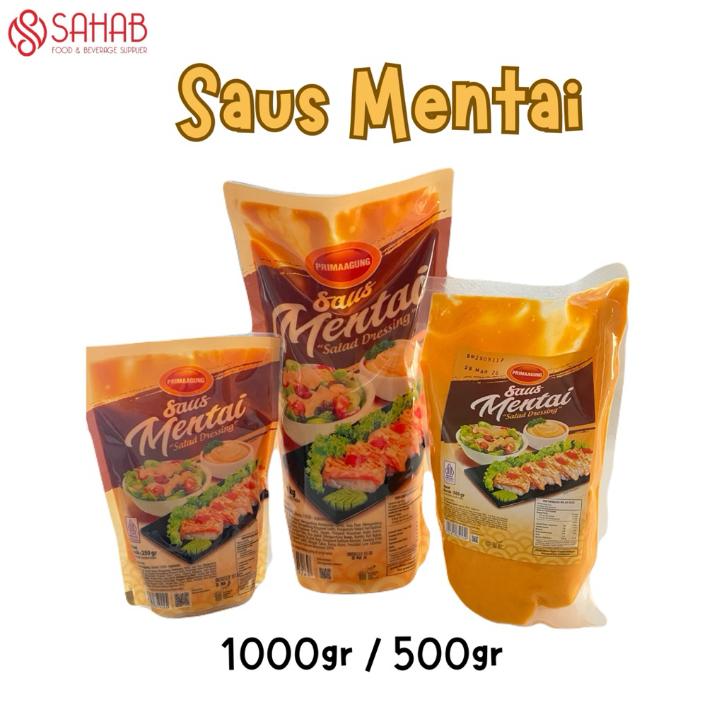 

Saus Mentai Prima Agung / Saus Mentai /Saus Mentai 1kg dan 500gr
