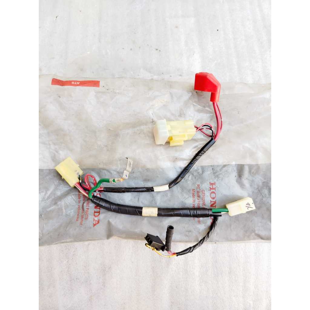 SUB HARNESS BATTERY CABLE KABEL AKI ACCU BATERAI HONDA SUPRA X 125 BATMAN ORIGINAL ORISINIL ORI ASLI