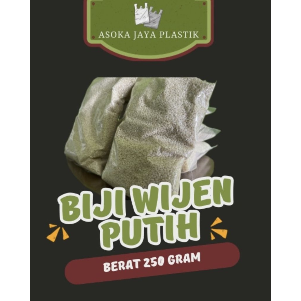 

BIJI WIJEN PUTIH 250GRAM