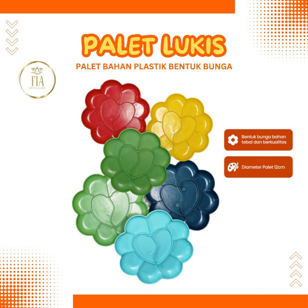 

Palet Lukis Wadah Cat Air Minyak Watercolor Peralatan Alat Melukis Lengkap Kuas Kanvas Painting Brush Canvas Paint Art Acrylic Akrilik Plastik