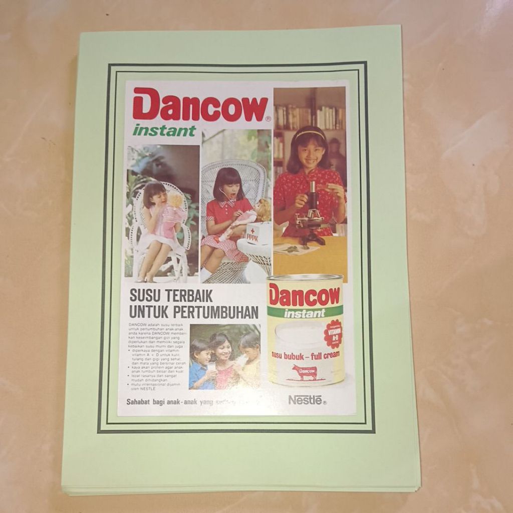 Poster iklan produk jadulan