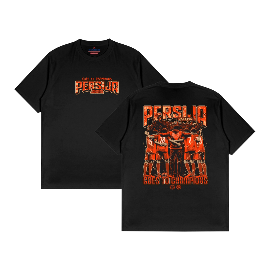 Kaos Pria Dewasa Persija Jakarta Goes To Champions Casual