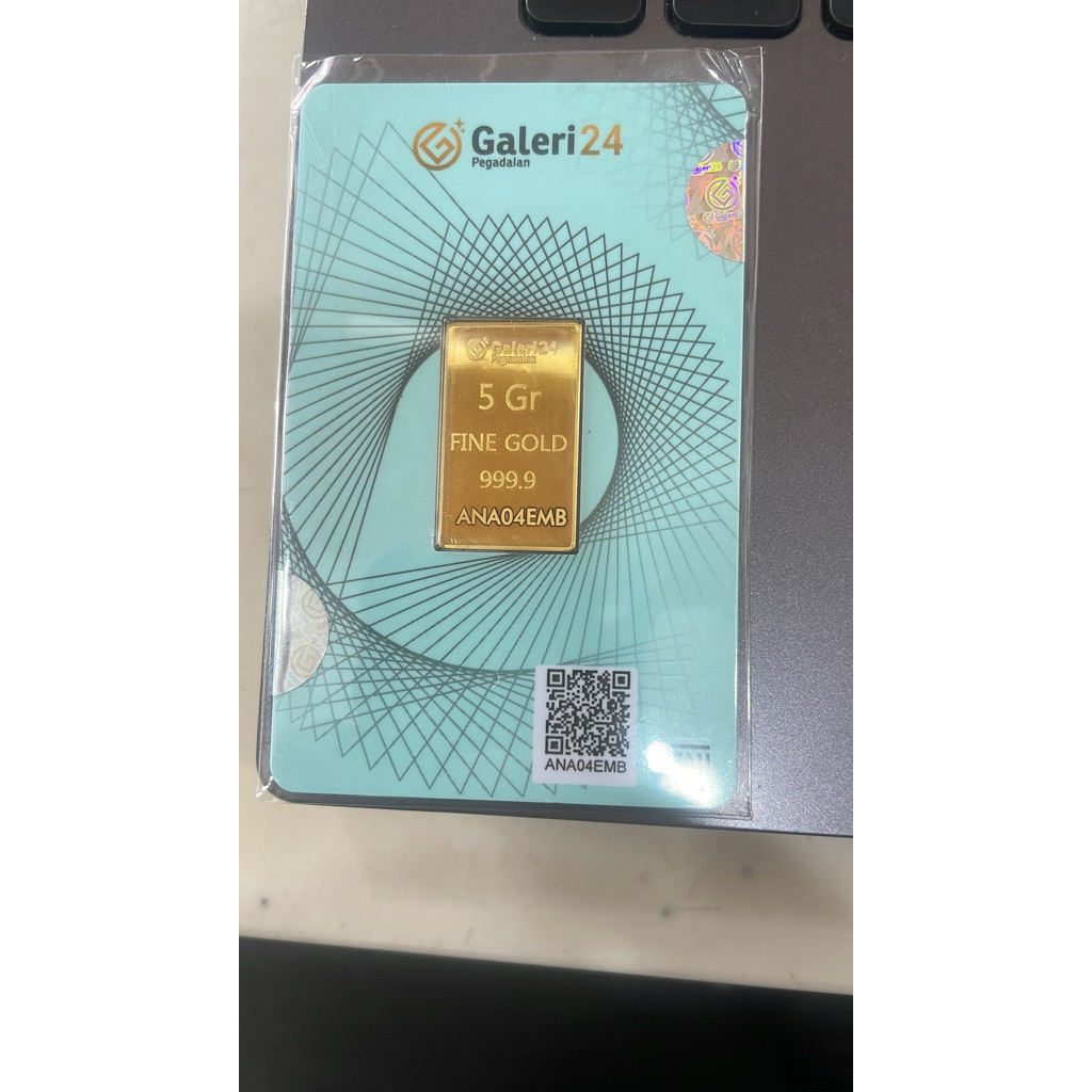 Logam Mulia Galeri 24 Emas Batangan 5 Gram