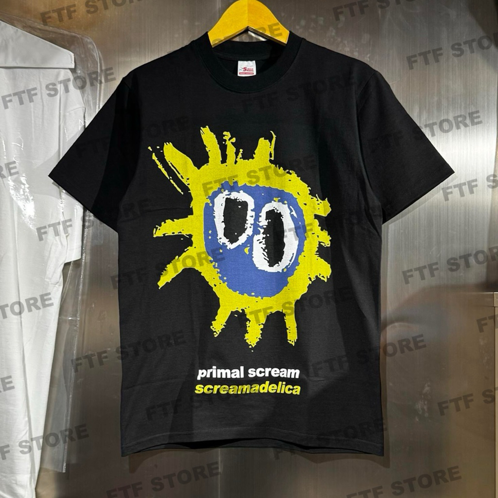 PRIMAL SCREAM - SCREAMADELICA TSHIRT BLACK