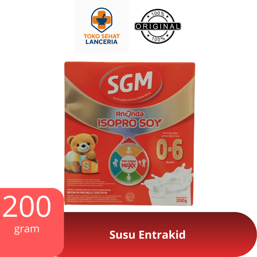 Susu Bayi SGM Ananda ISO Pro Soya 0-6 Bulan 200 Gr Alergi Sapi