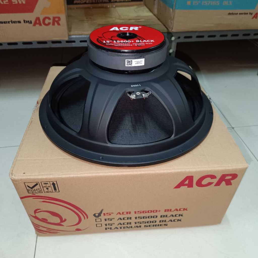 Speaker ACR 15600+ Black Series Original Speaker 15 inch ACR 15600+ Black Speaker ACR 15" 15600 Plus