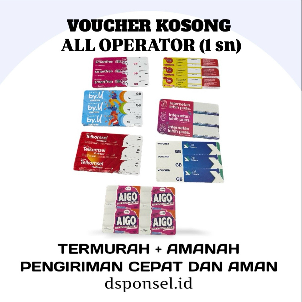 Voucher Kosong All Operator (1sn)