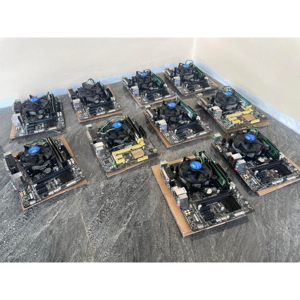 Paket mobo h81 + i3 4160 + ram 8gb