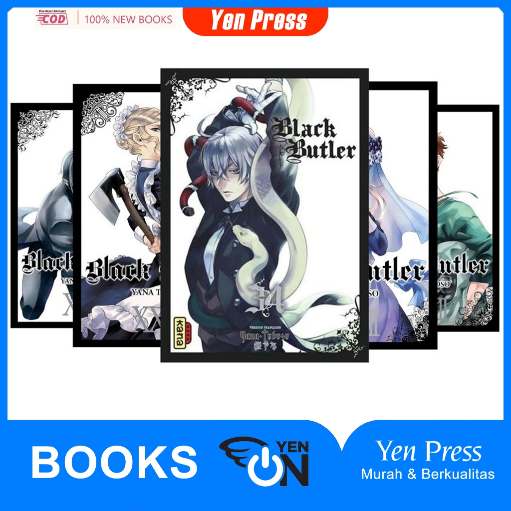 Black Butler Manga (33 Book series) (English)
