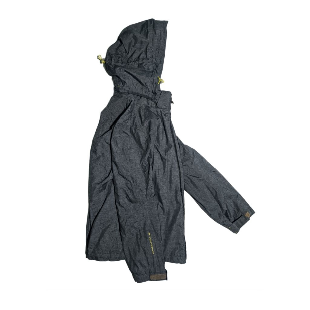 Jaket Windbreaker Crocodile Abu Abu Motif Tipis Ukuran M Bekas