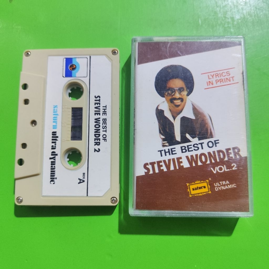 Kaset STEVIE WONDER The Best Of Saturn Vol 2