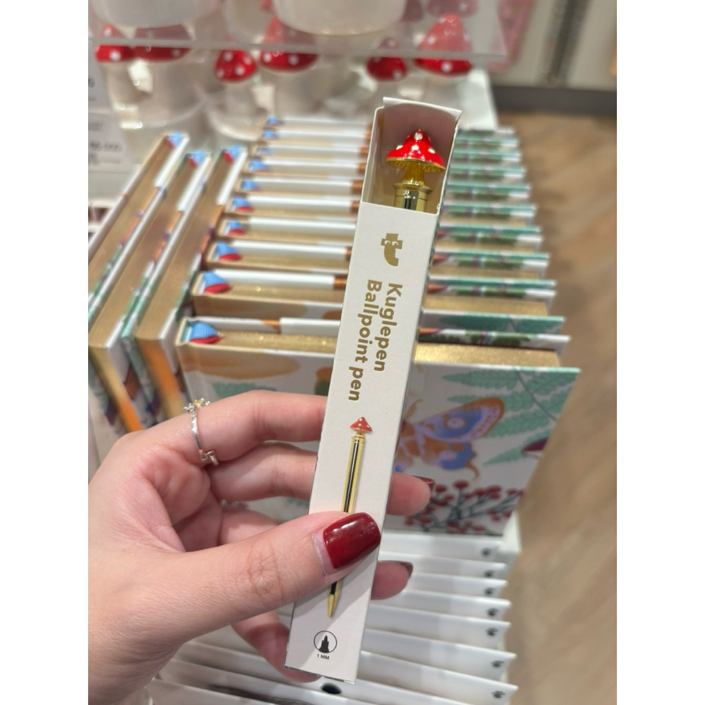 

FLYING TIGER - Mushroom Gold Ballpoint