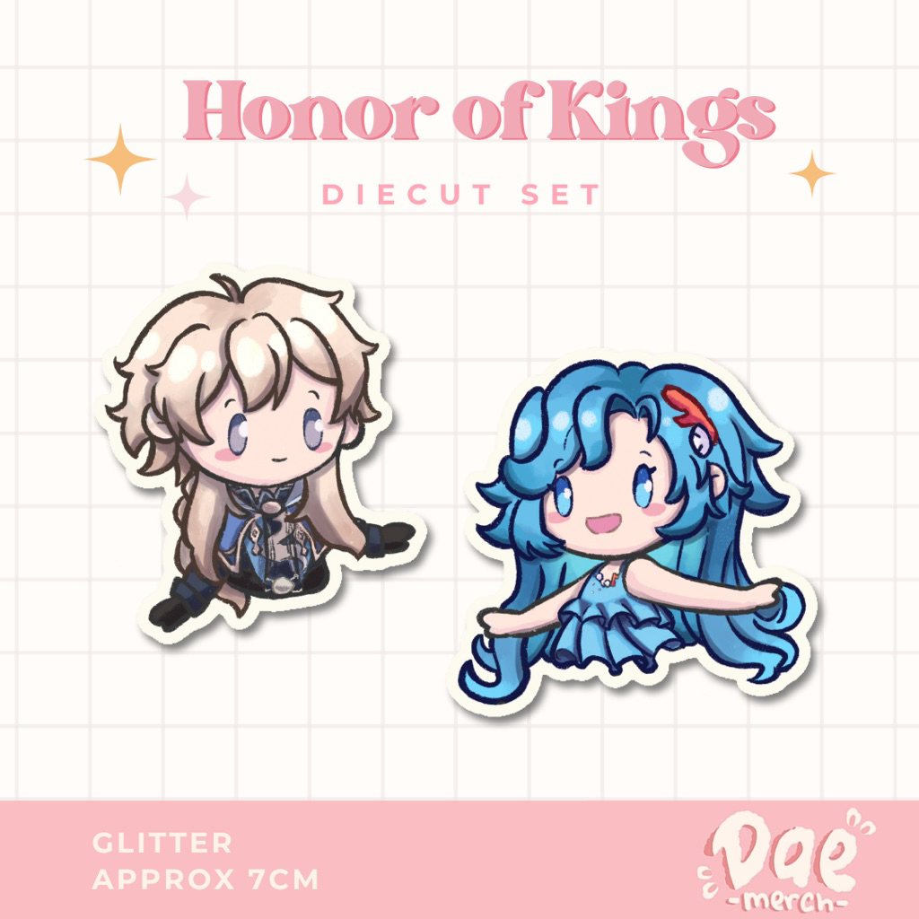 

Stiker Set HOK Honor of Kings Heino X Dolia
