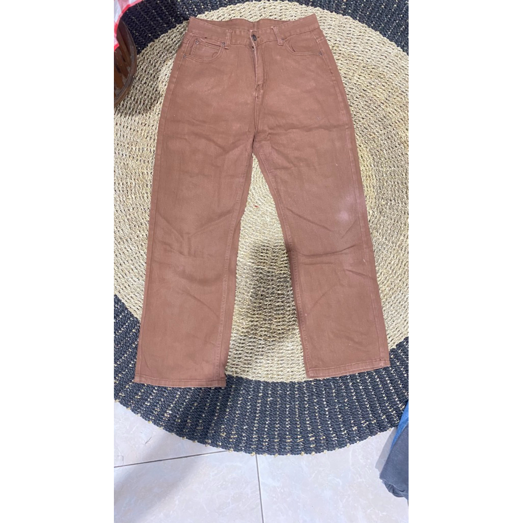 Preloved celana kulot jeans loose jeans korea