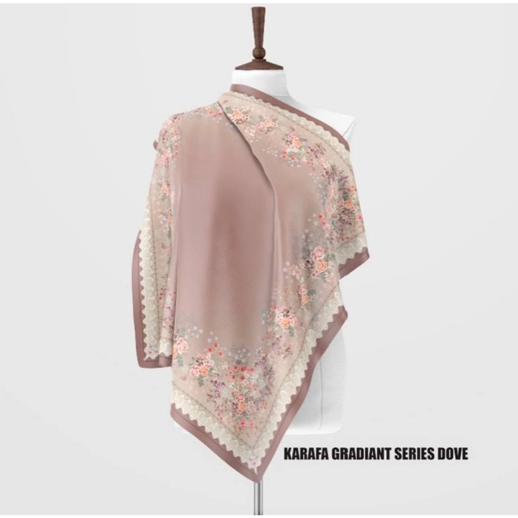 Dalian Hijab - Voal Premium Hijab Motif Karafa Gradient Series | Voal Premium Lembut, Ringan, Adem d