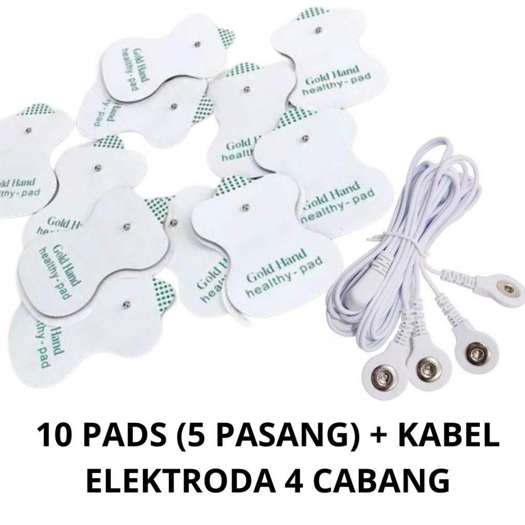 Pads Gel / Elektroda Tempel Alat Terapi Stroke, Pijat