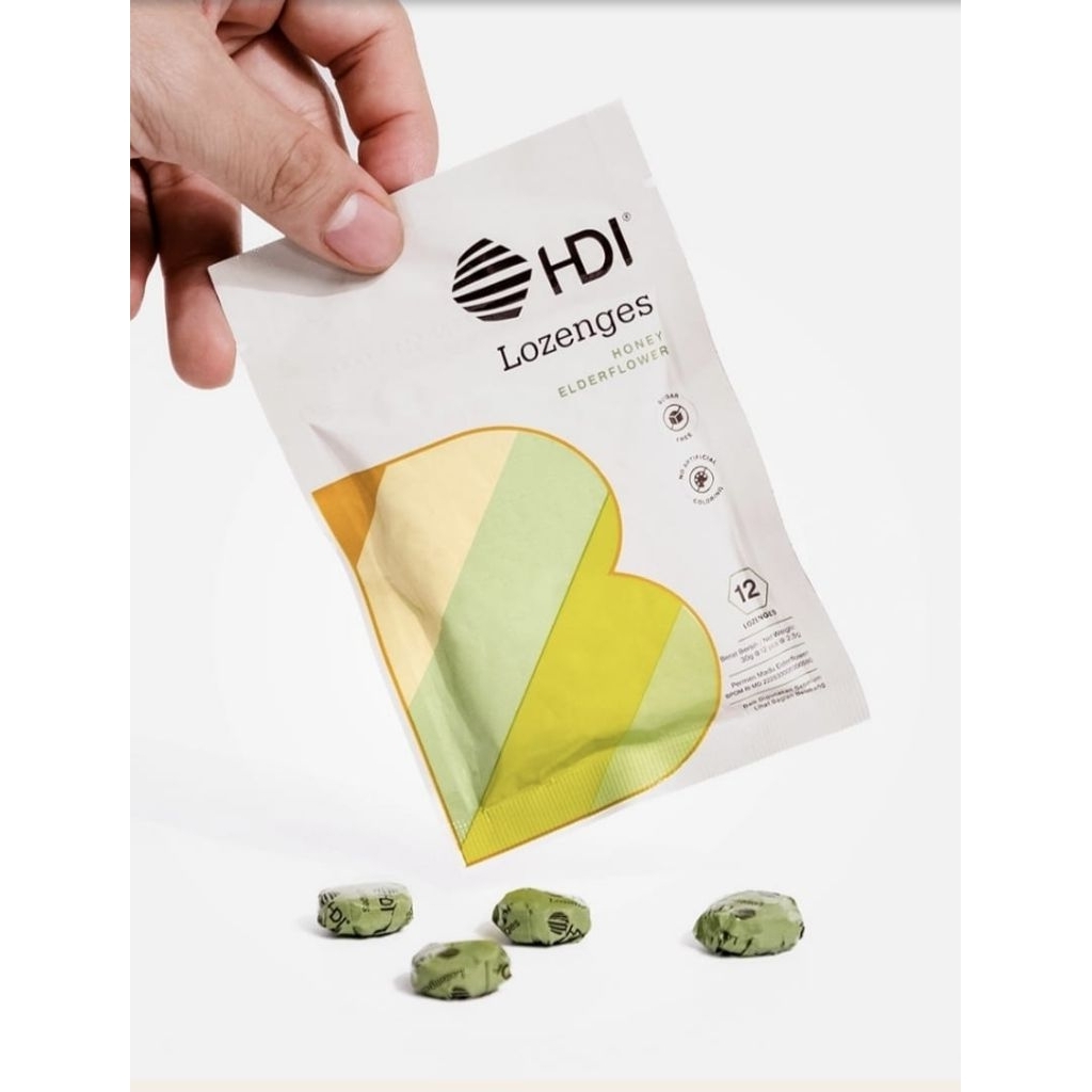 

Pelega Tenggorokan Lozenges Honey Elderflower isi 12 pcs