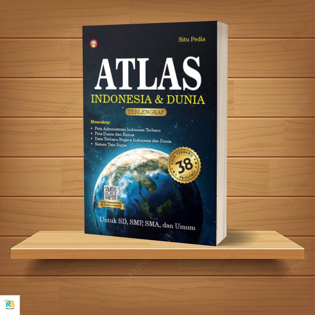 Buku Atlas Indonesia dan Dunia Terlengkap