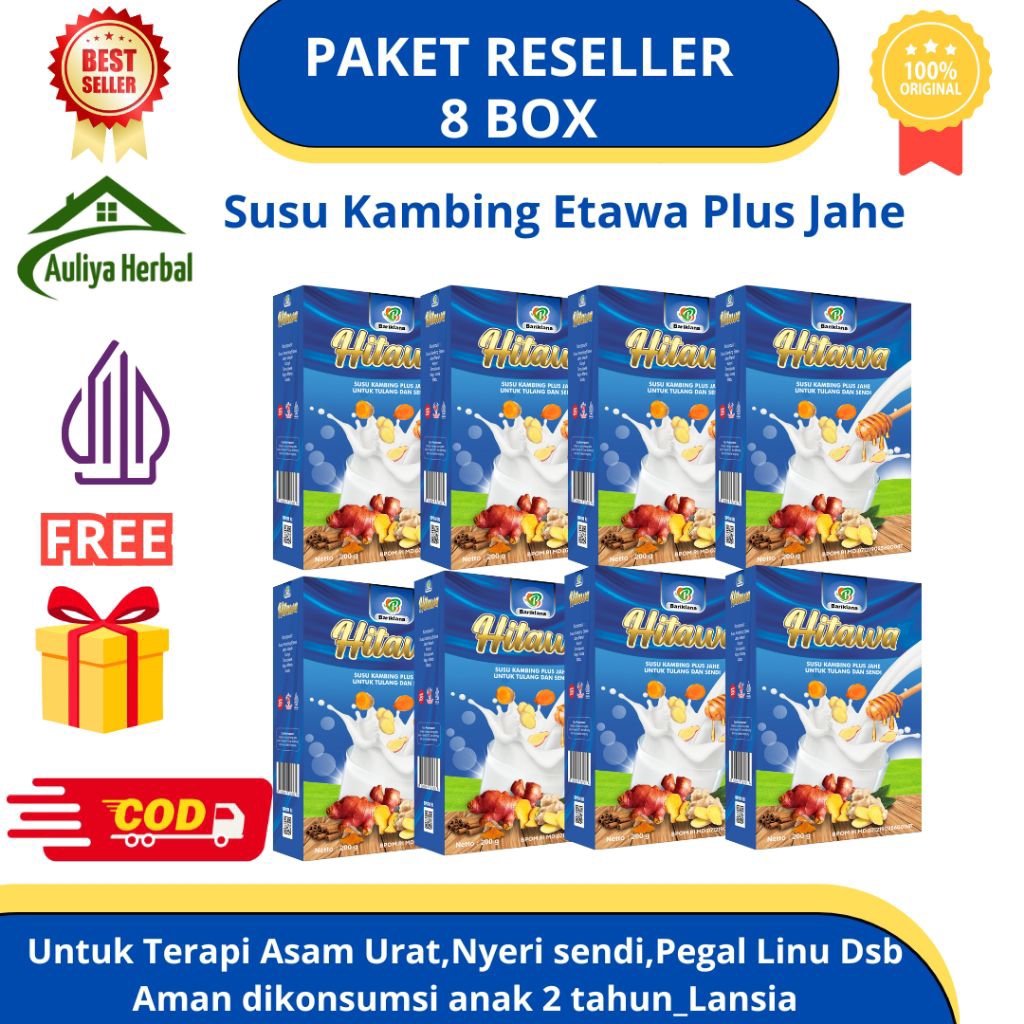 

[FREEGIFT]HITAWA SUSU KAMBING AHLI SENDI DAN TULANG