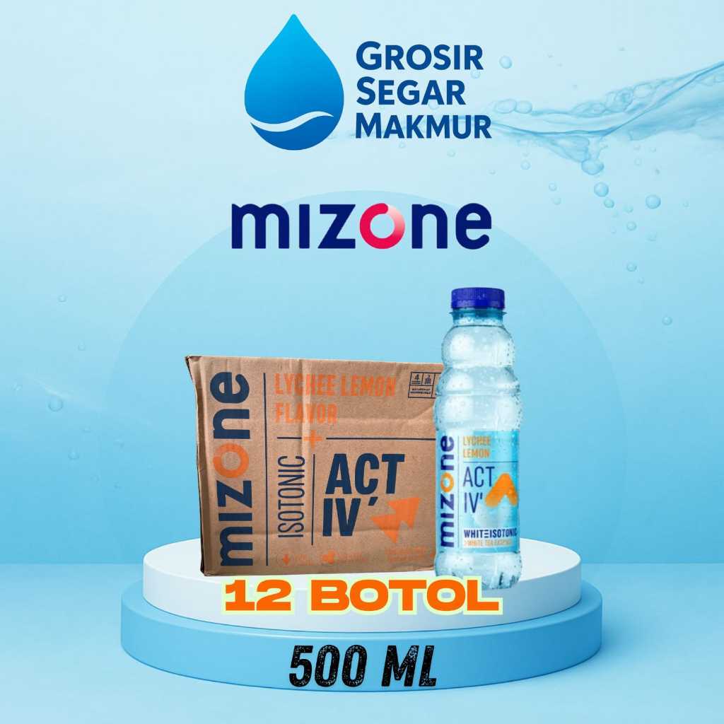 

MIZONE LYCHEE LEMON FLAVOR 500 ml botol ( 1 dus 12 botol)