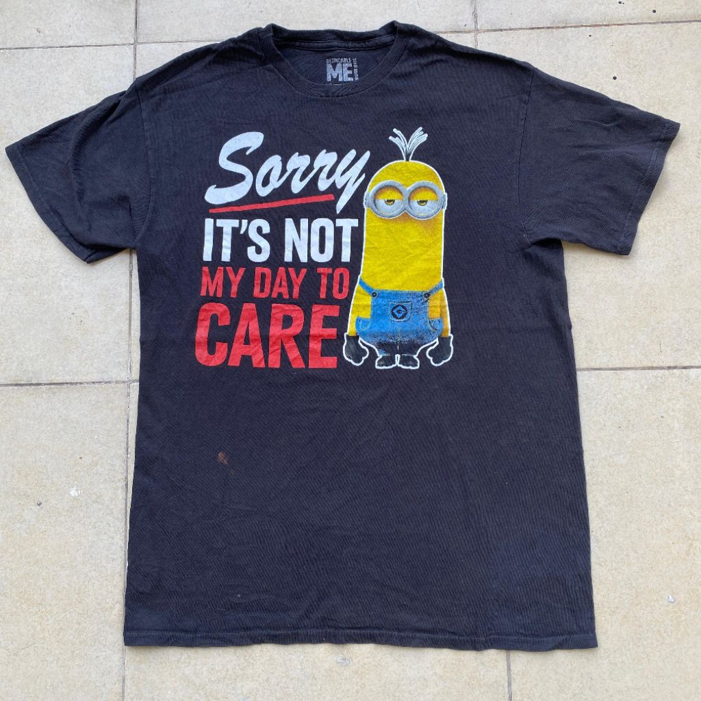 Kaos film animasi despicable me Minion original second Bekas murah, jual kaos minion original murah