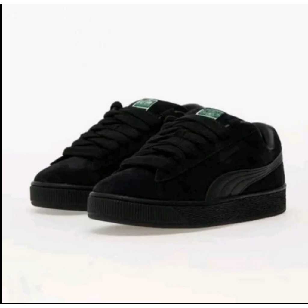 SEPATU SNEKERS PRIA WANITA SEPATU GENDUT HITAM FULL