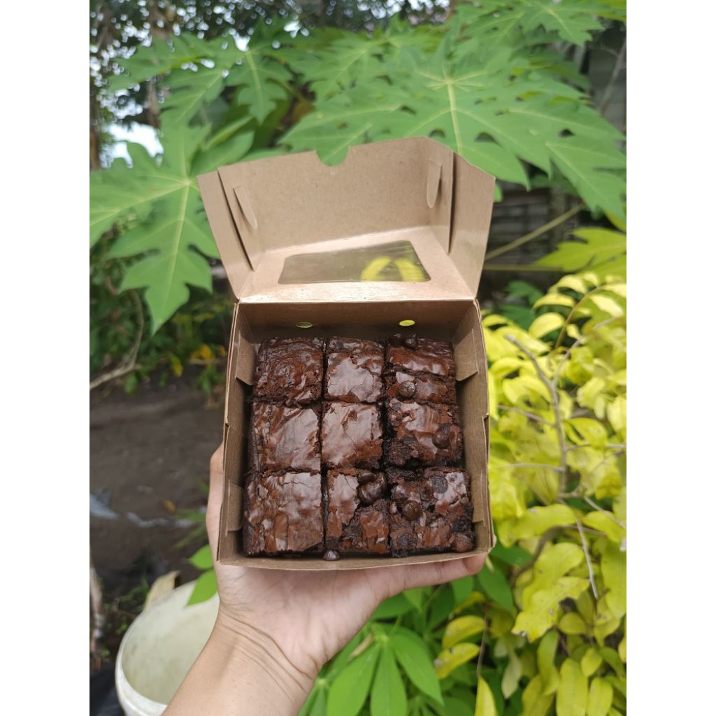 

Fudgy brownies gurih dan renyah