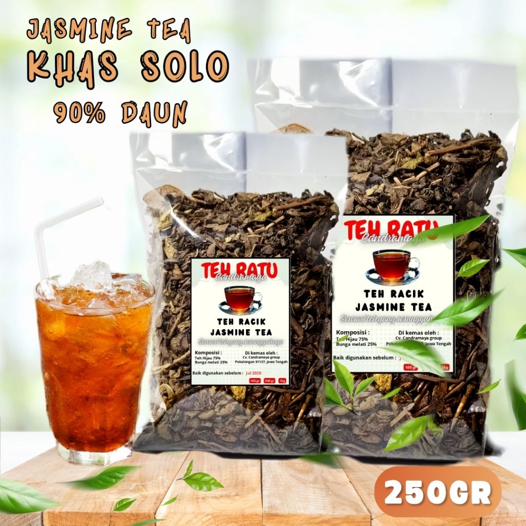 

Teh Racikan Special Jasmine Tea Khas Solo Teh Ratu 250 GR