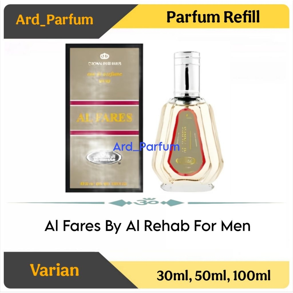 Parfum Refill Al Fares Al Rehab For Men